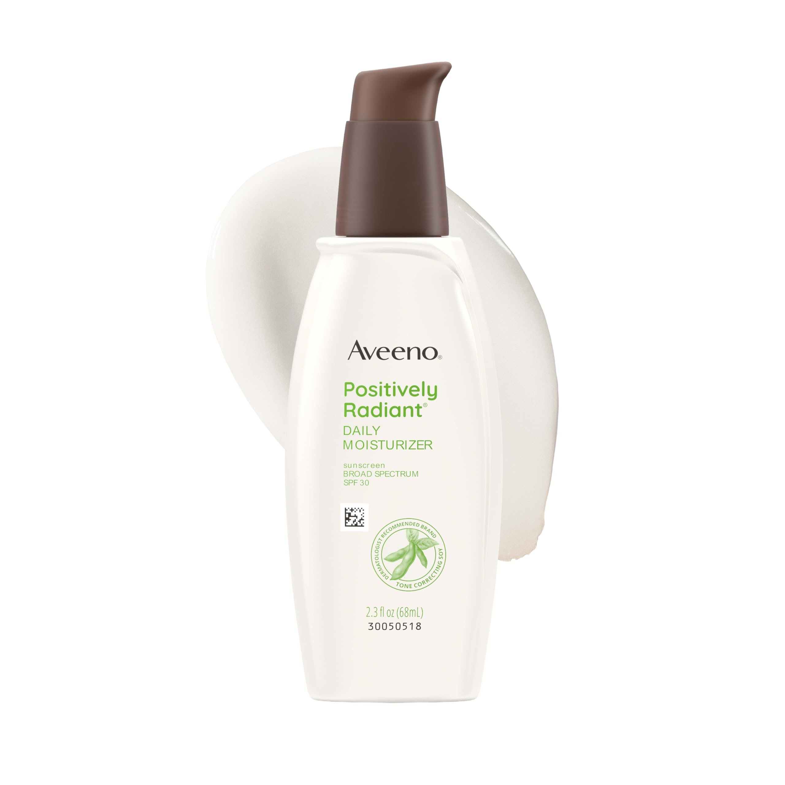 Aveeno Positively Radiant Daily Face Moisturizer SPF 30, 2.3 fl. - Product Imagery
