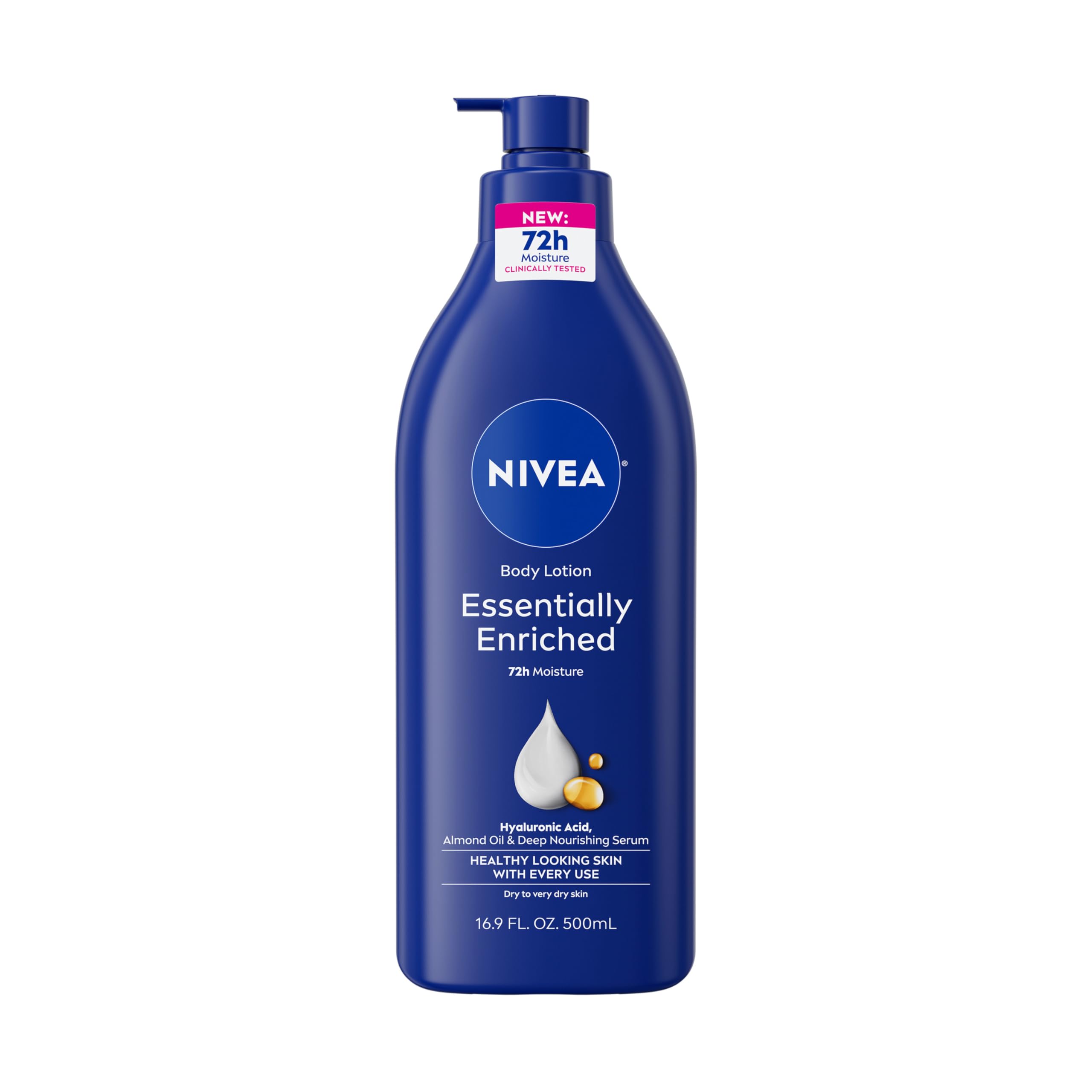 NIVEA Essentially Enriched Body Lotion Almond Oil 16.9oz