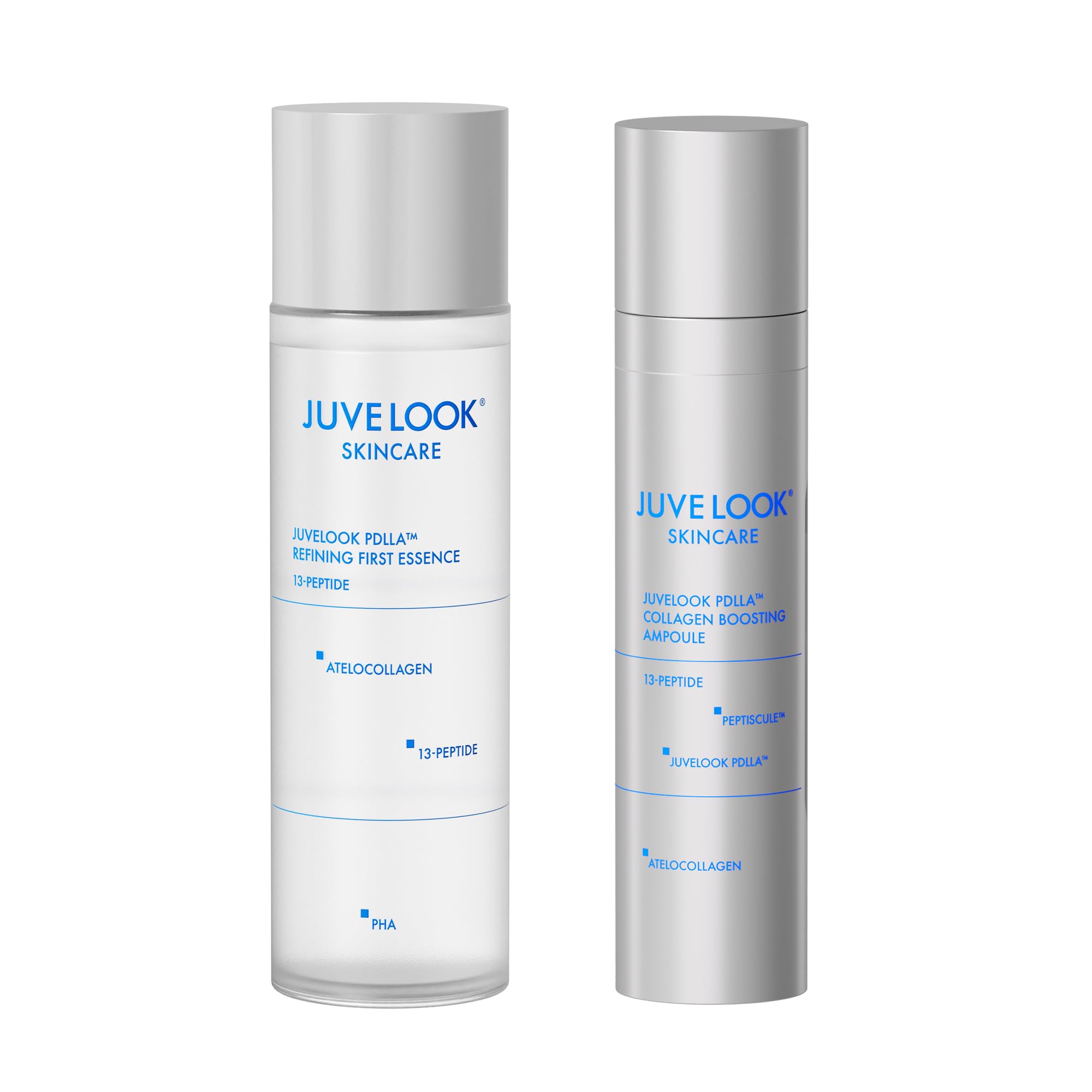 PDLLA Glow Prep Duo, Refining First Essence and Collagen - Product Imagery