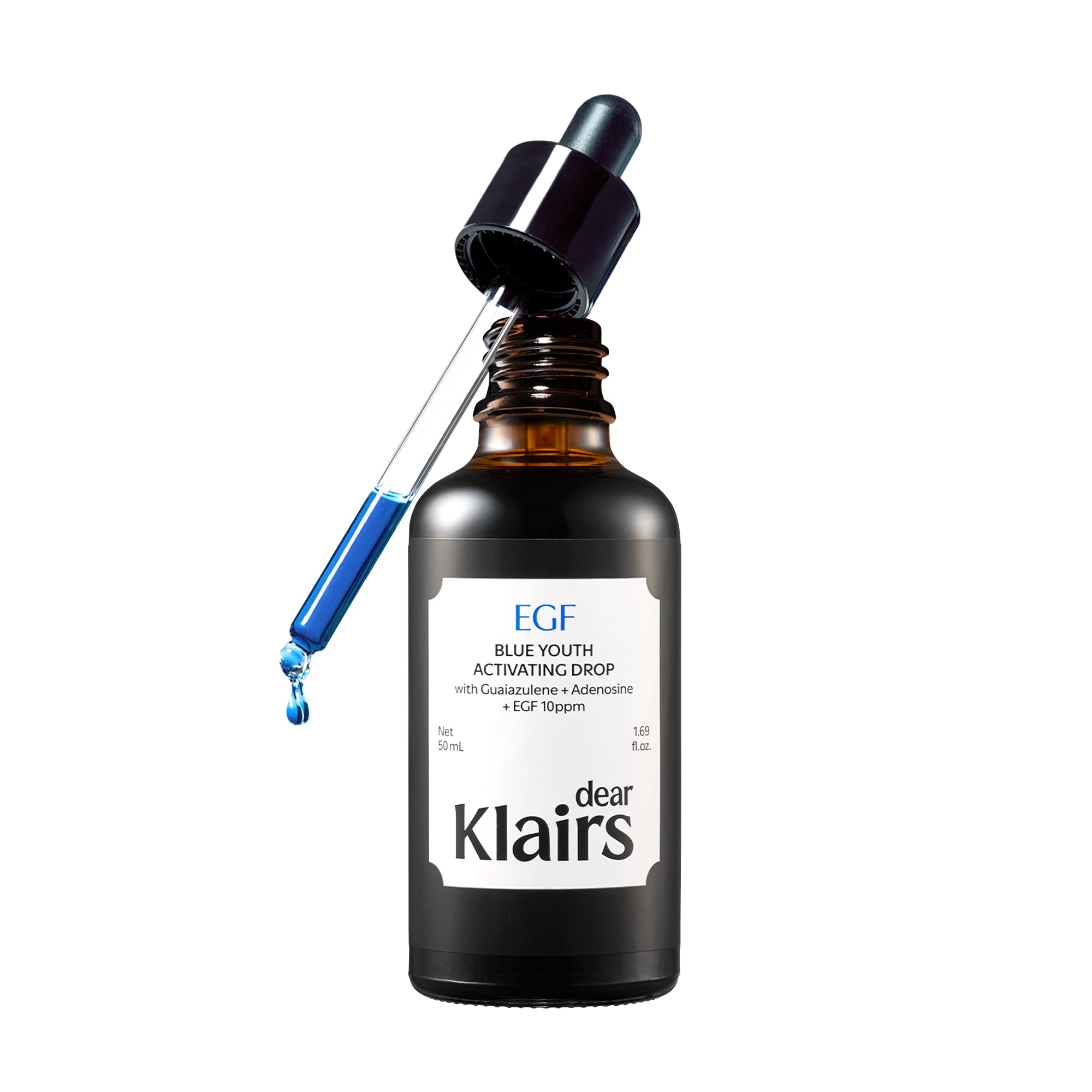 DearKlairs EGF Serum - Blue Youth Activating Drop, 1.69 Fl Oz - Product Imagery
