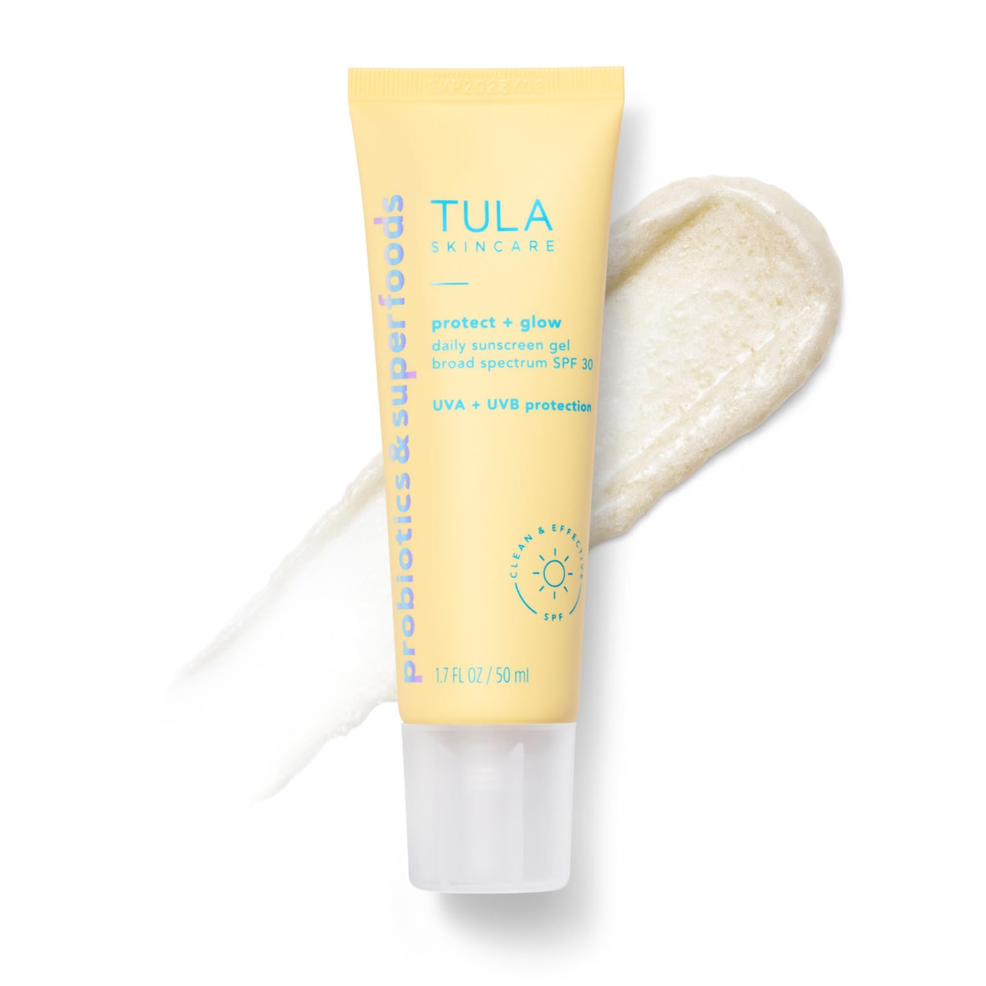 TULA Skin Care Protect + Glow Daily Sunscreen - Gel, Broad - Product Imagery