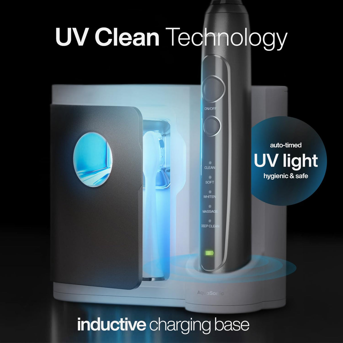 Aquasonic Vibe Series PRO Ultra Whitening Electric - Aquasonic Official Imagery - 4