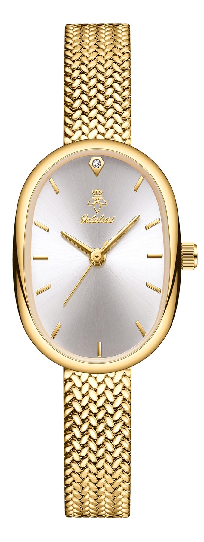 MASTOP Petite Vintage Oval Gold Bracelet Watch for Women, Fits Small Wrists – Gold
