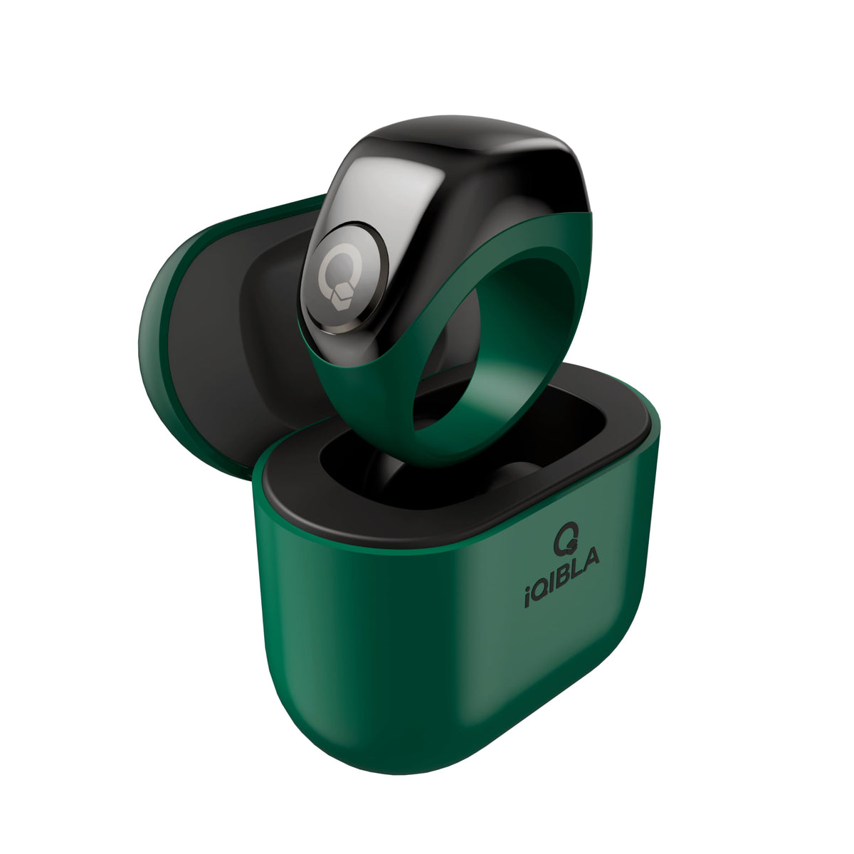 TAKVA - Zikr Ring Jood | Improved, Smart Tasbih Ring (Interchangeable Ring sizes) (Green) – Stainless Steel, 1 centimete