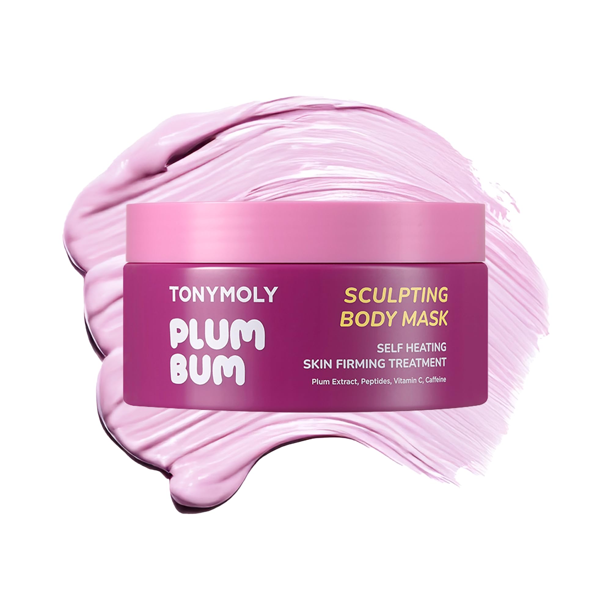 TONYMOLY Plum Bum Self-Heating Body Mask - Firming, Cellulite - Product Imagery