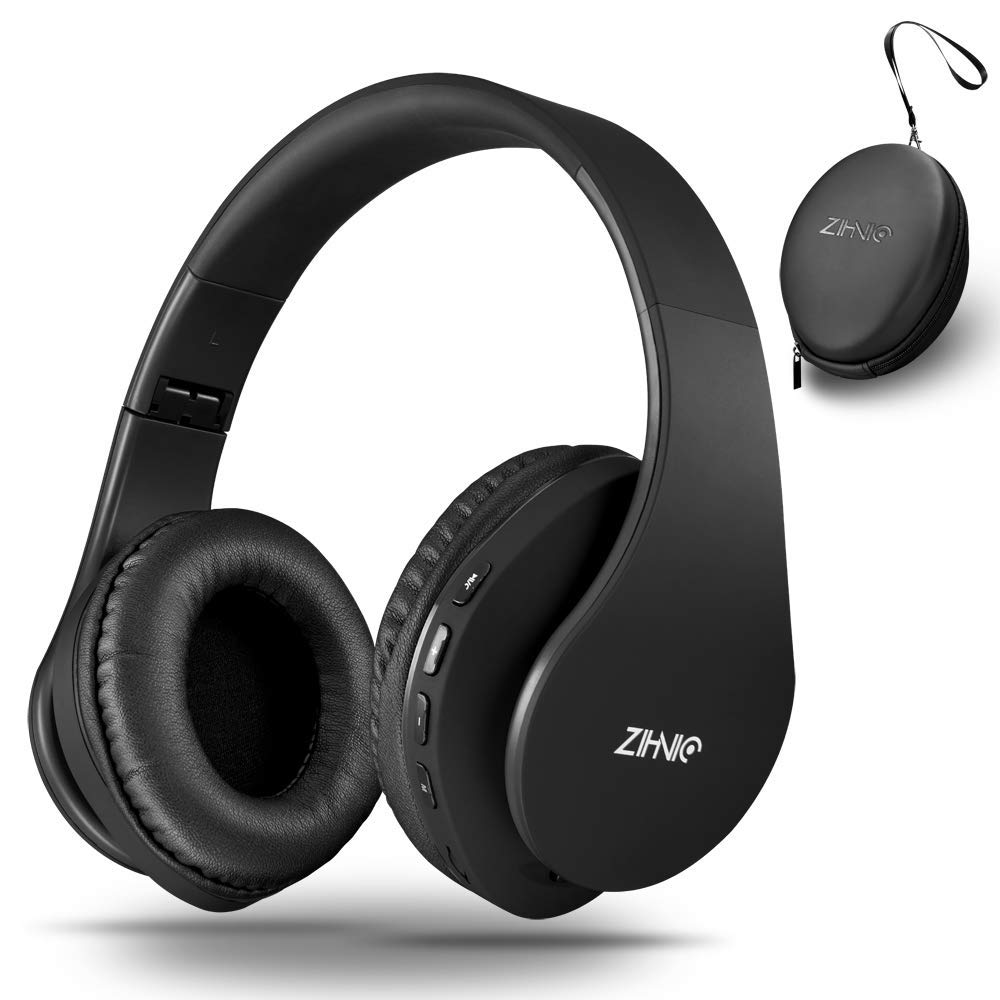 ZIHNIC 2 Items 1 Rose Gold Over Ear Wireless Headset Bundle - ZIHNIC Official Imagery - 4