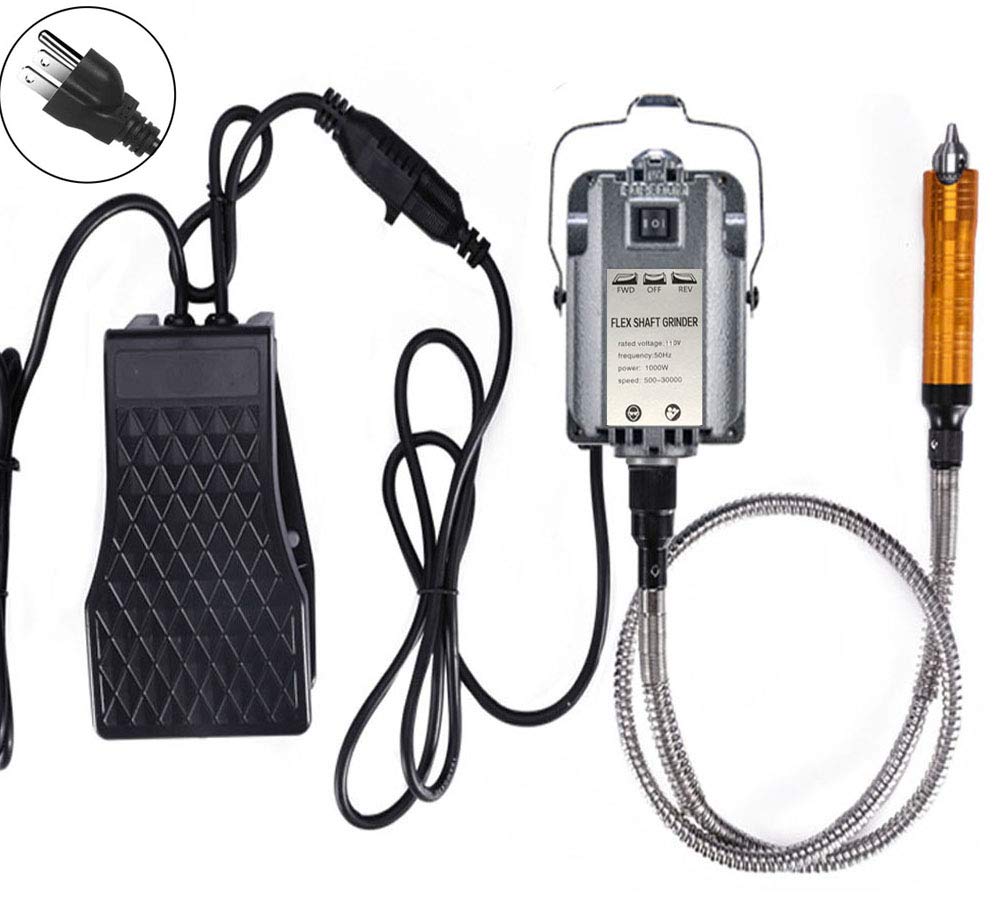 1000W Rotary Tool Flex Shaft Electric Hanging Grinder Carver - VOTOER Official Imagery - 3