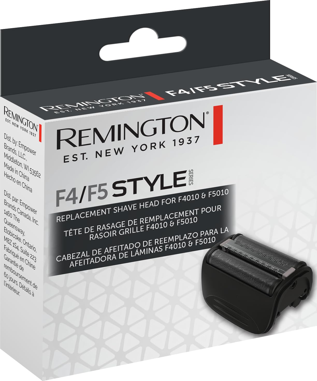 Remington F4 F5 foil shaver replacement head for men, electric shaver accessory with foil and cutter for smooth shaving.