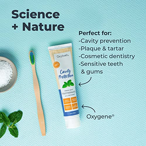 Oxyfresh Premium Cavity Protection – Fresh Mint Fluoride - Product Imagery