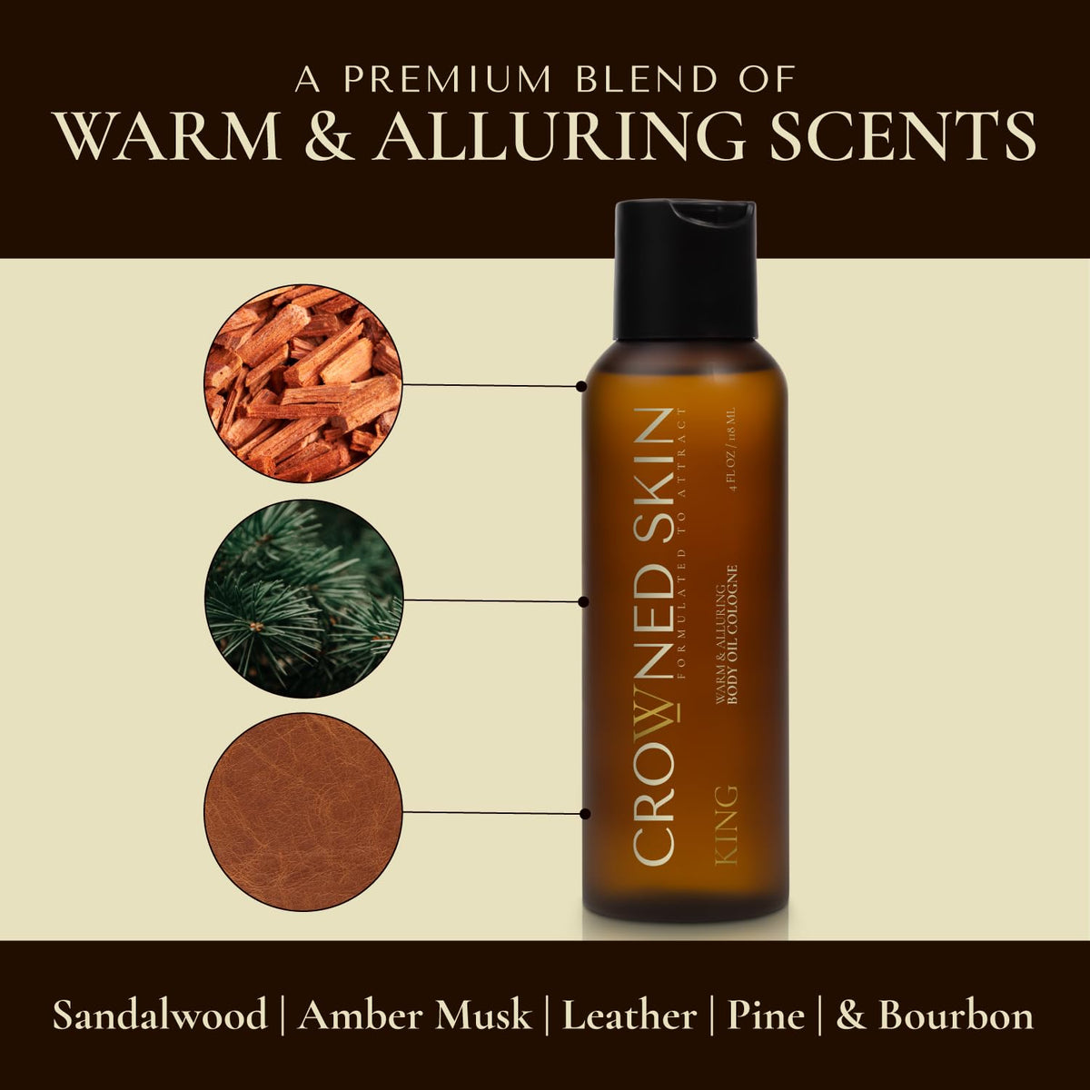 Crowned Skin Body Butter Body Oil King Essentials Warm - Crowned Skin Official Imagery - 8