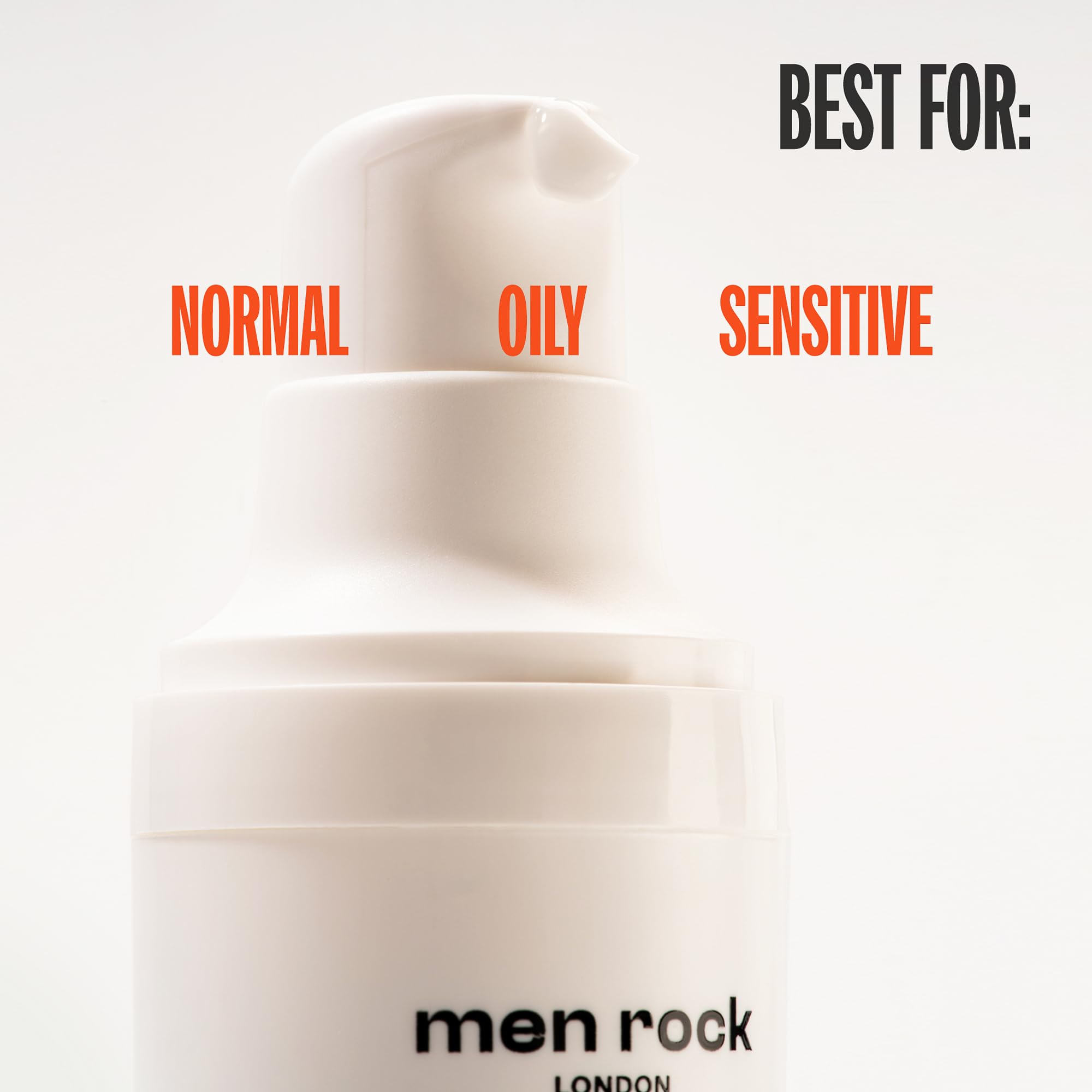 Men Rock Face Cream Multi Action anti-aging facial moisturizer for men, 1.7 oz, daily skincare lotion with hydrating formula.