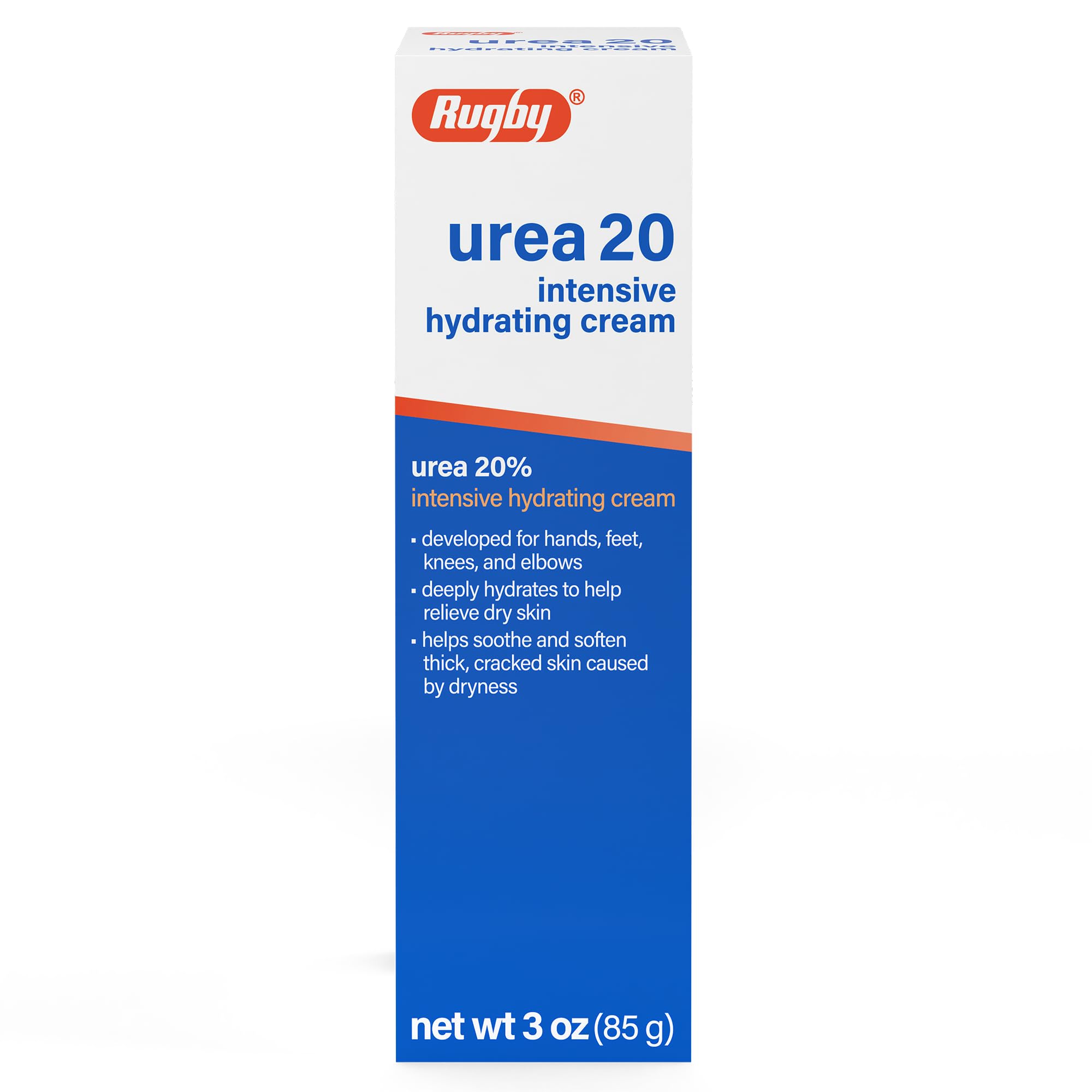 Rugby Urea 20% Intensive Hydrating Cream - Urea Cream for Feet, - Product Imagery
