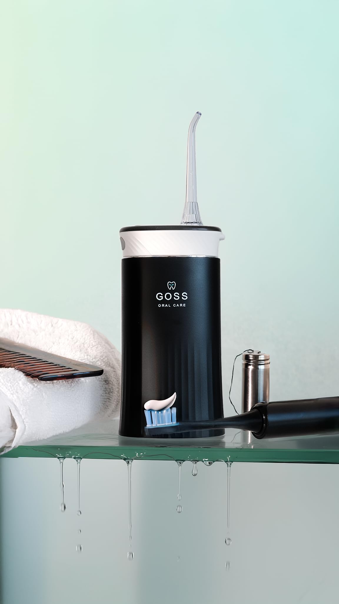 GOSS Oral Care Portable Water Flosser for Teeth Cleaning - Premium Selection Official Imagery - 5