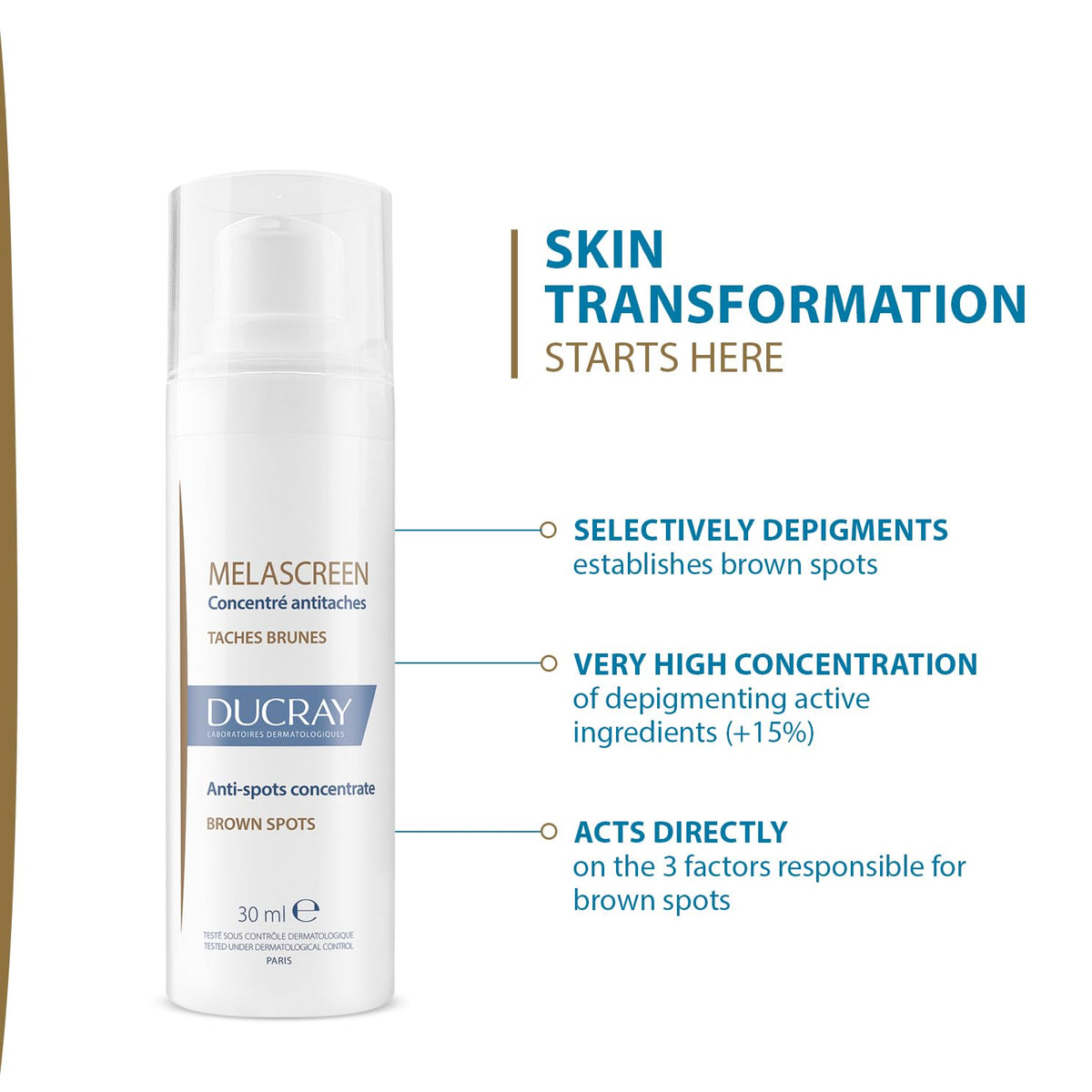 Ducray MELASCREEN Anti-Stain Concentrate 30 ml – close-up detail