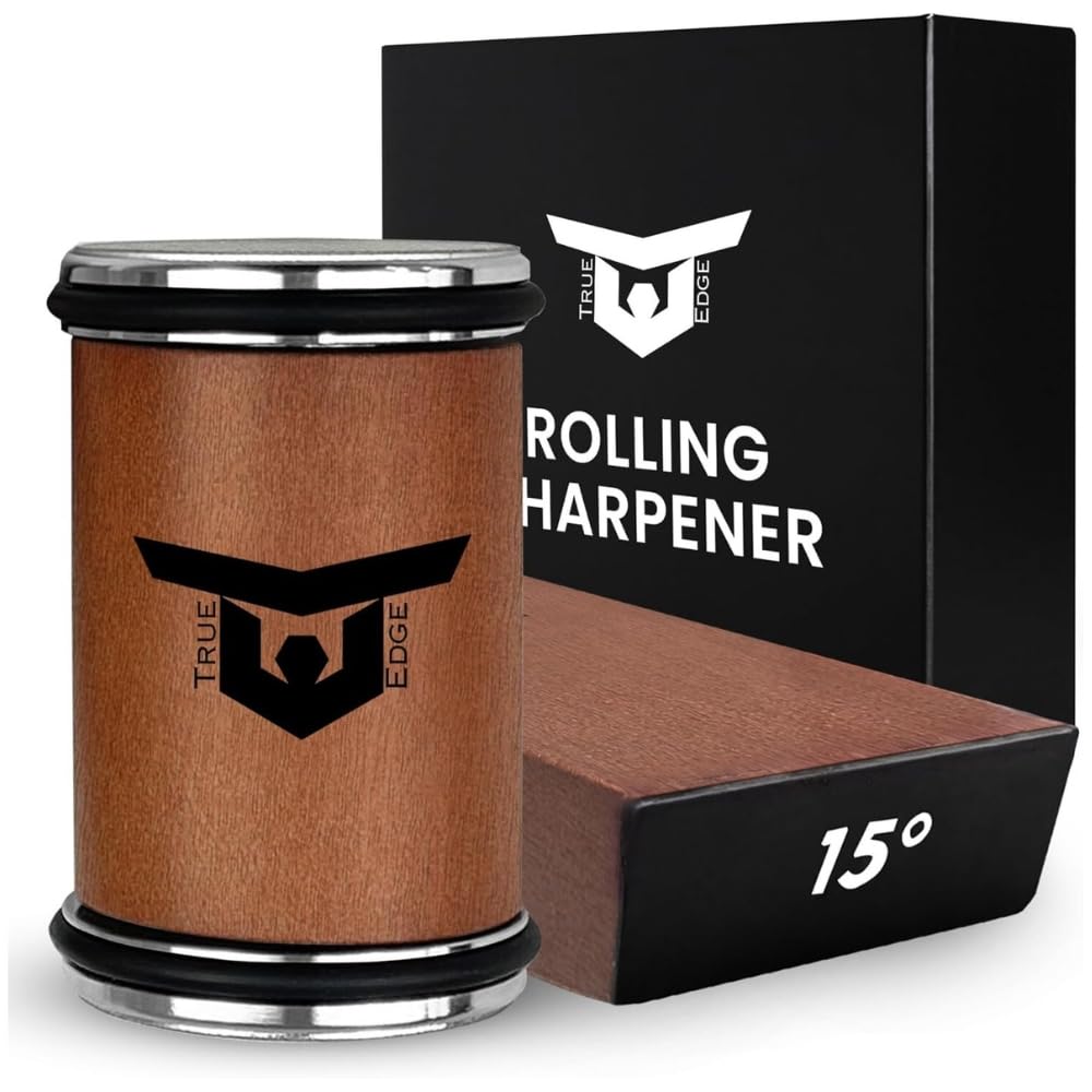 XWIDE Rolling Knife Sharpener Tool Kit, Kitchen Knife Sharpener with Diamonds and Ceramic, Sharpener Kit offer 15° & 20°