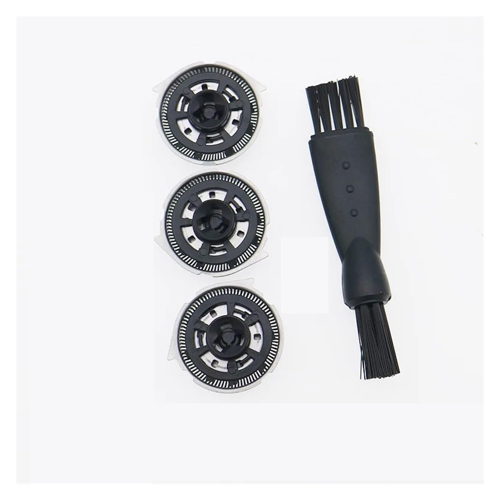 Three TEGRHSNB23E razor blade heads compatible with Philips personal care appliances, shown in the image.