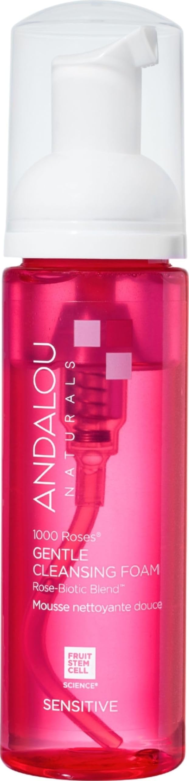 Andalou Naturals 1000 Roses Gentle Cleansing Foam (5.5 fl oz) - Product Imagery