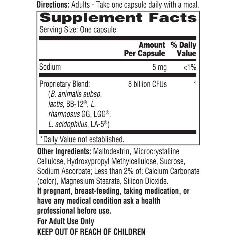 MiraGUT Daily Probiotic, from the Makers of MiraLAX, Probiotics for Digestive Health, Gluten-Free Supplement, Probiotic for Women and Men, Support Overall Digestive Health, 30 Ct