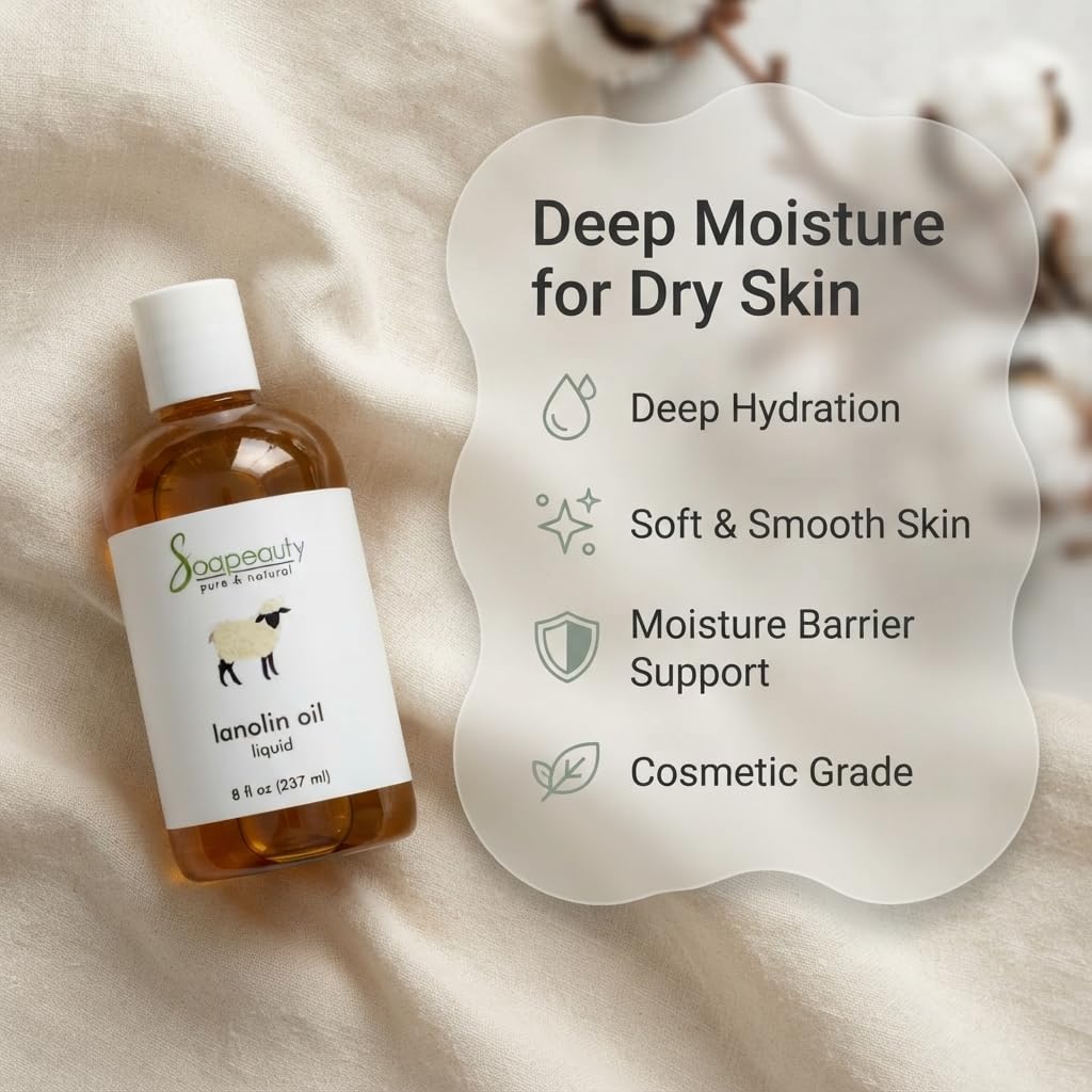 Soapeauty Liquid Lanolin Oil - Soapeauty Official Imagery - 3