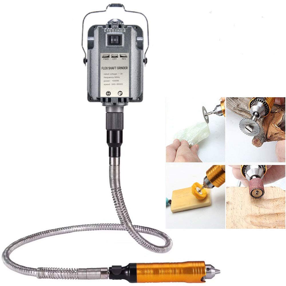 1000W Rotary Tool Flex Shaft Electric Hanging Grinder Carver - VOTOER Official Imagery - 5