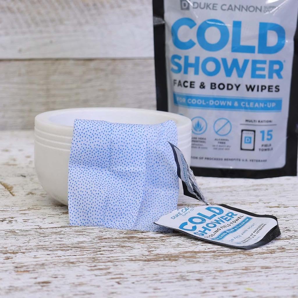 Duke Cannon Supply Co. Duke Cannon Cold Shower Cooling Field Towels, 15 Count, 2 Pack – product photo (Cloths &amp; Towe