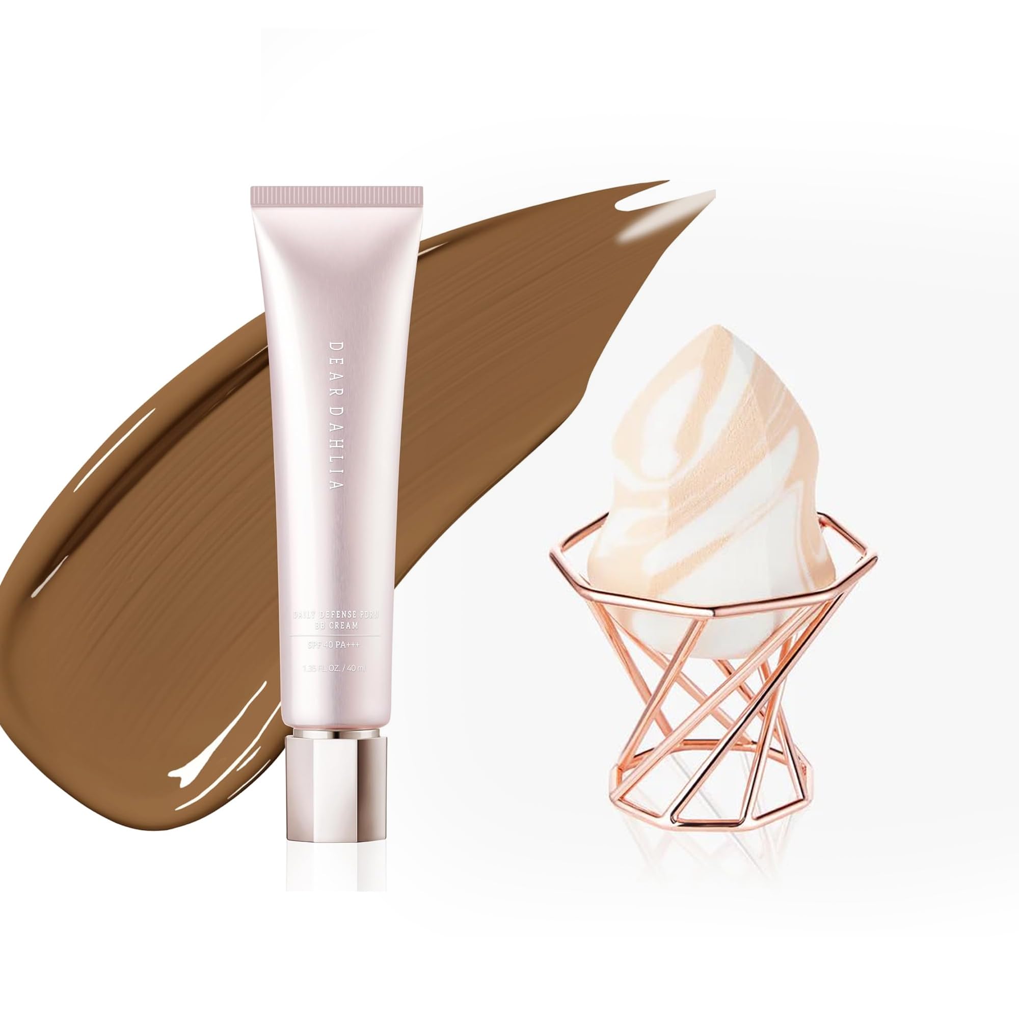 DEAR DAHLIA Daily PDRN BB Cream (Tan Mocha) + Makeup Multi - Product Imagery