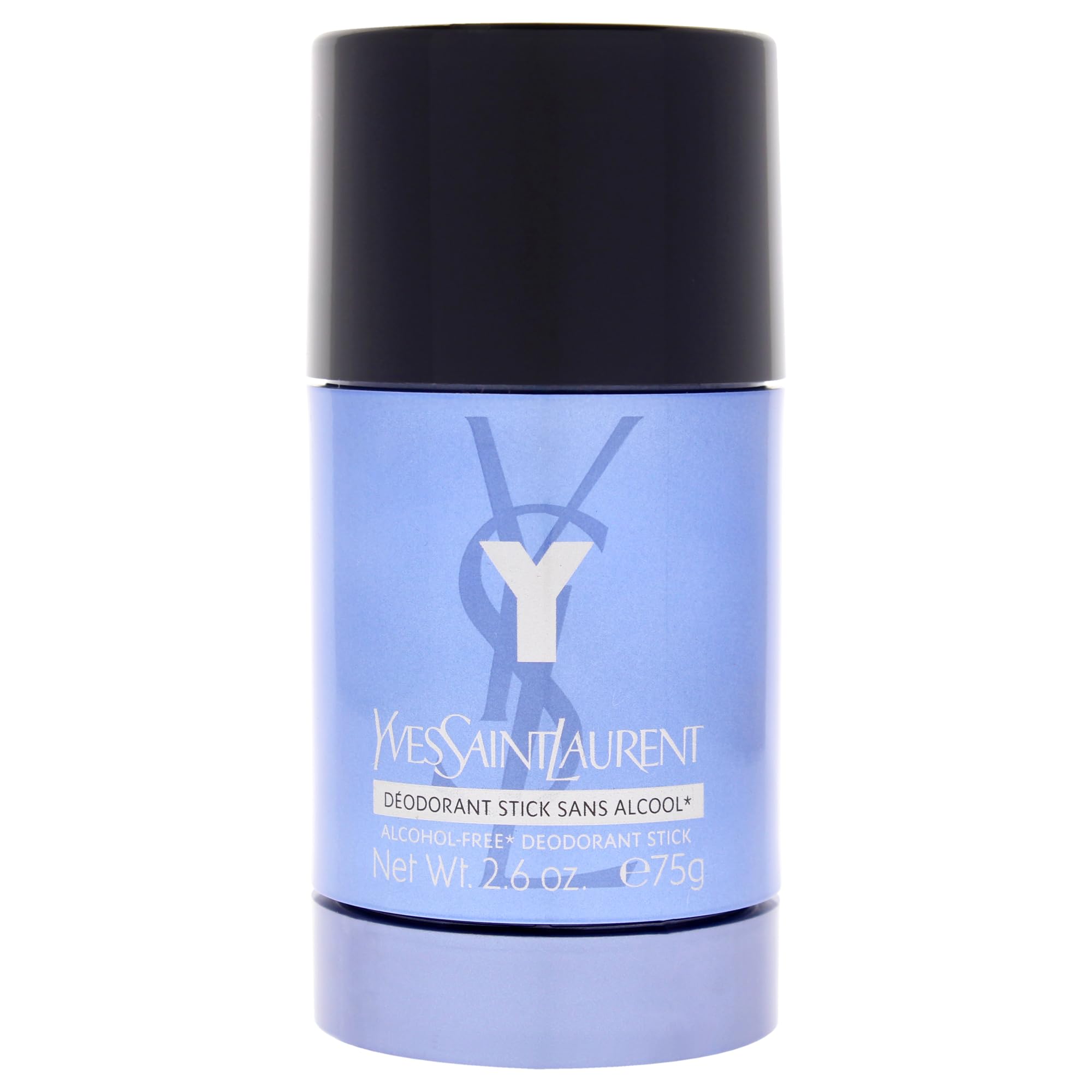 Yves Saint Laurent Y for Men deodorant stick, 2.6 oz, body deodorant with sleek packaging and smooth application surface.