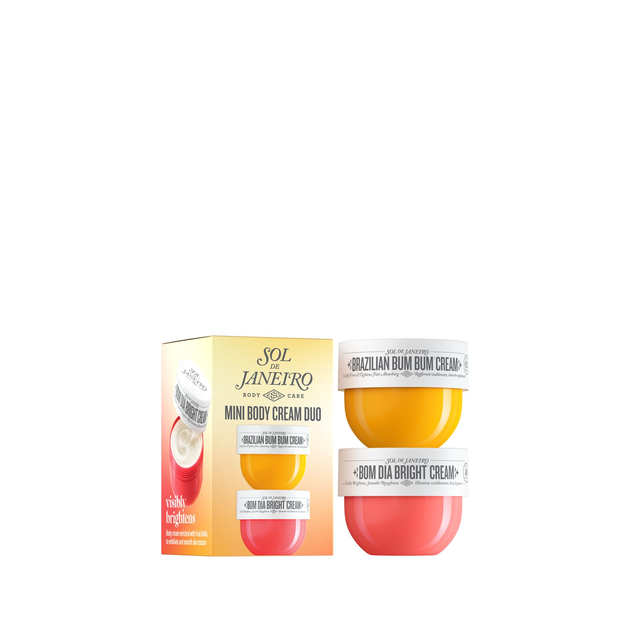 Sol de Janeiro Mini Body Cream Duo Brazilian Bum Bum & Bom Dia - Product Imagery