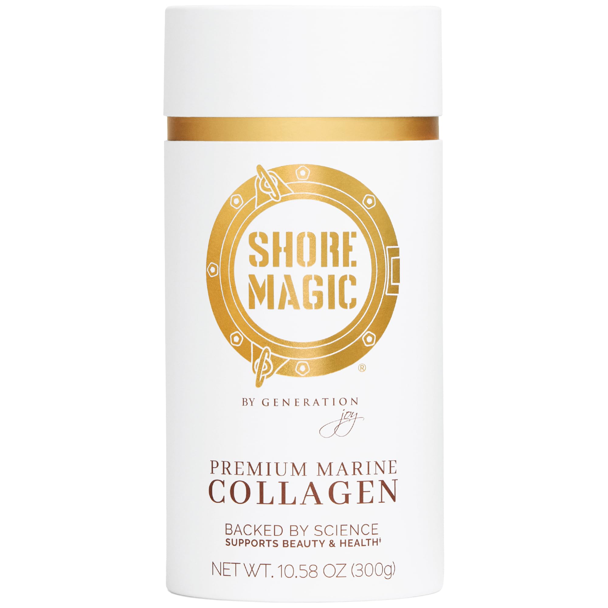 Shore Magic Premium Marine Collagen Powder, Unflavored, 30-Day - Product Imagery