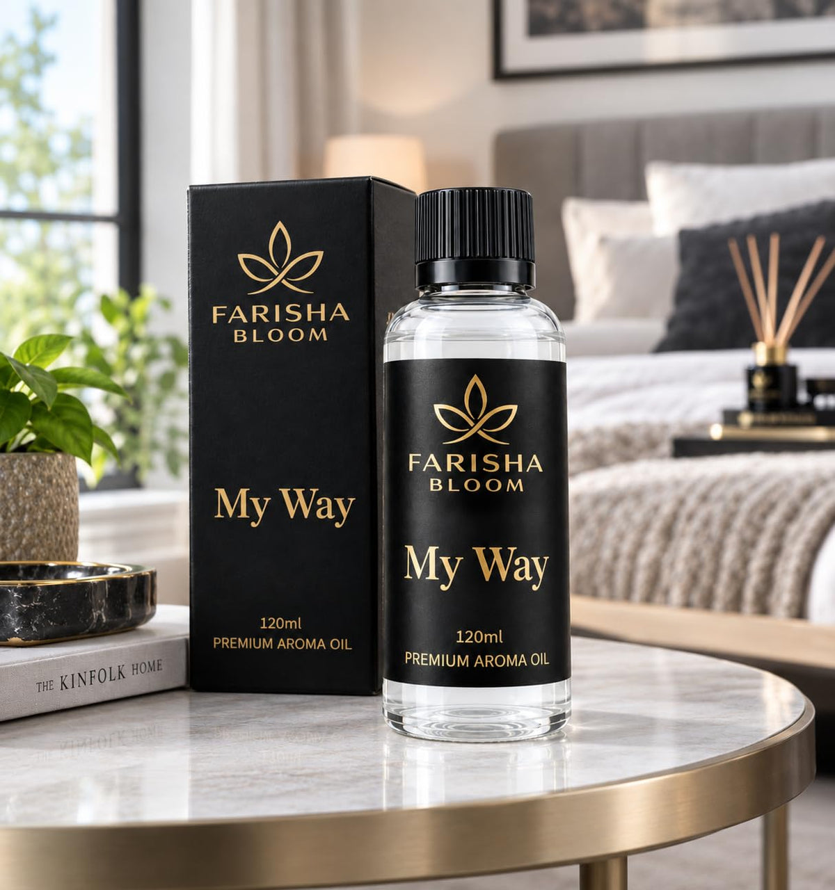 Farisha Bloom – Essential Oil Blends on display
