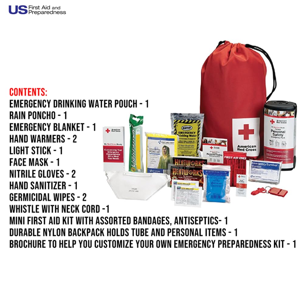 American Red Cross Licensed Deluxe Personal Safety Emergency - American Red Cross Official Imagery - 4