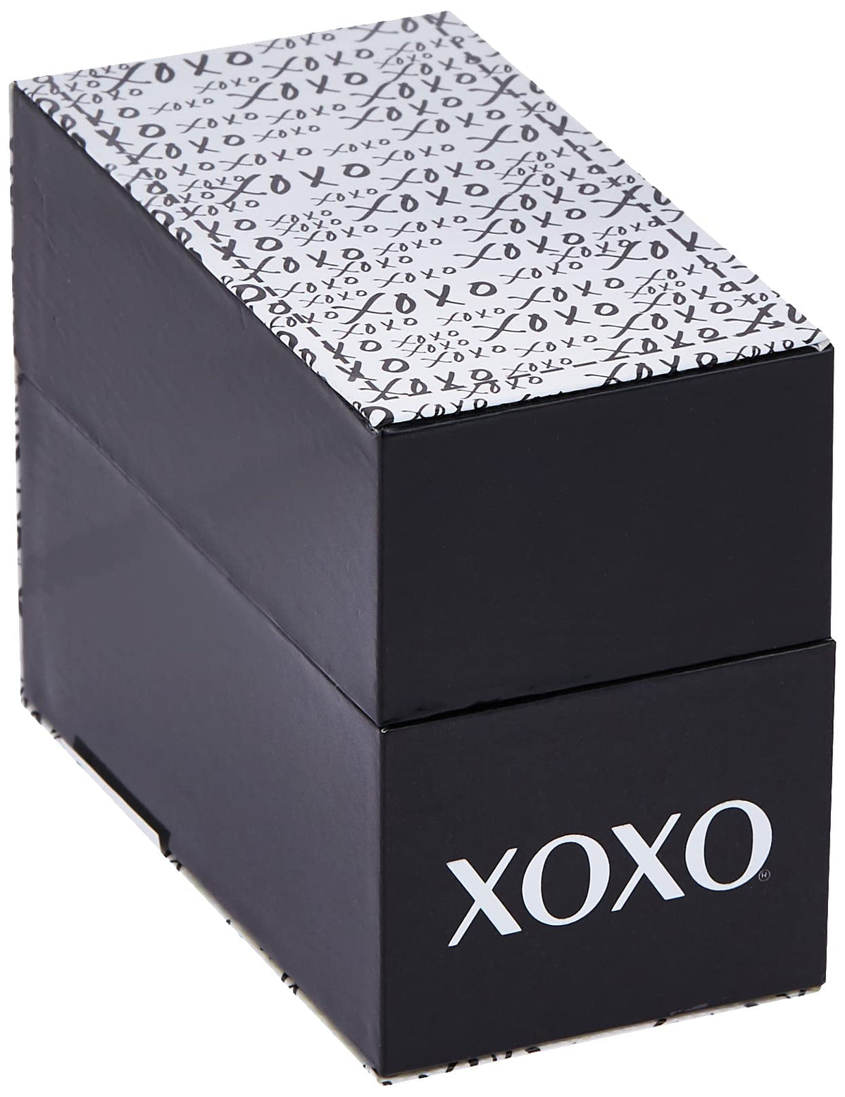 Accutime XOXO Women’s Charm Bracelet Watch with XO and Heart Charms, Quartz Analog Display, Polished Silver-Tone Finish,
