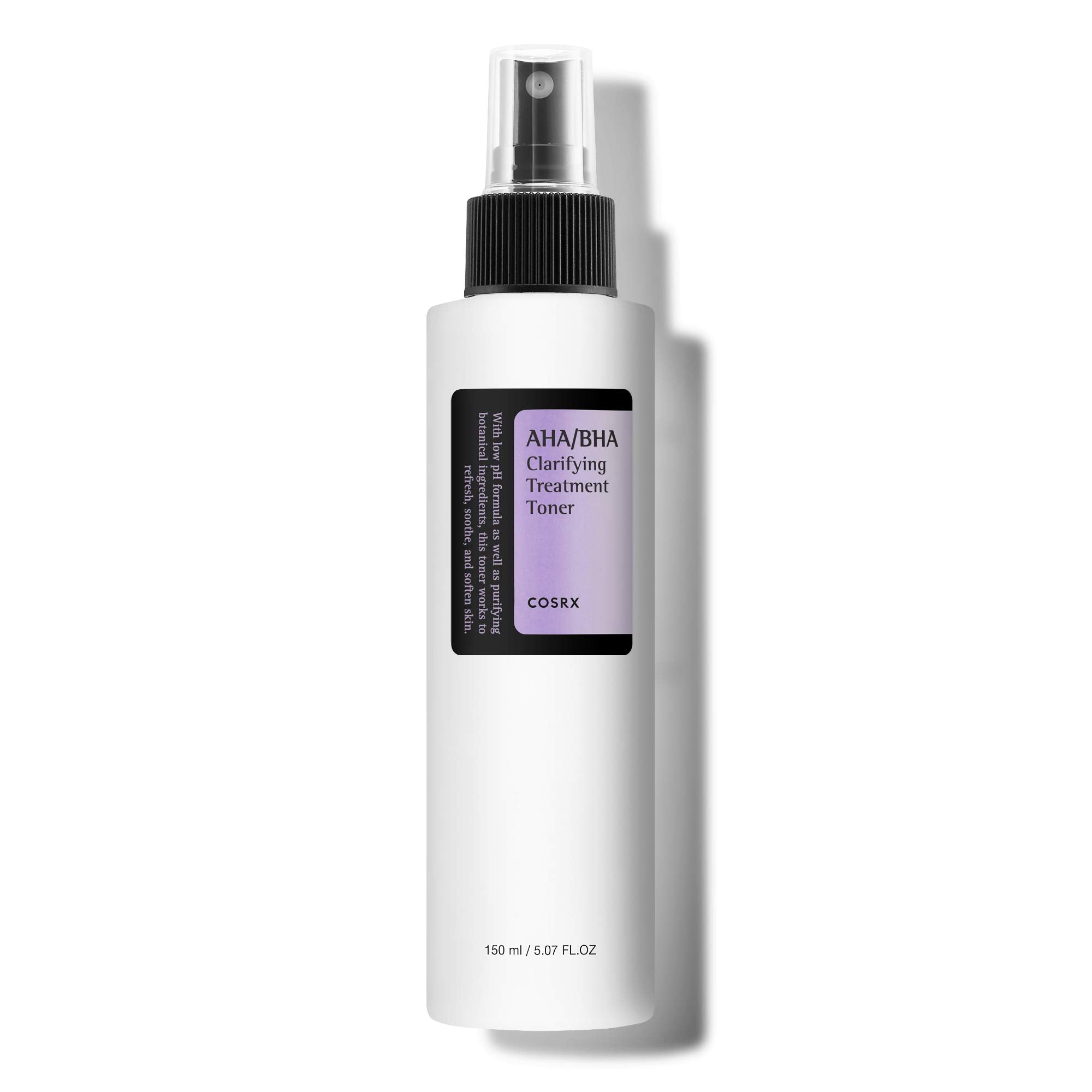 COSRX AHA/BHA Treatment Toner for Whiteheads & Clogged Pores, - Product Imagery