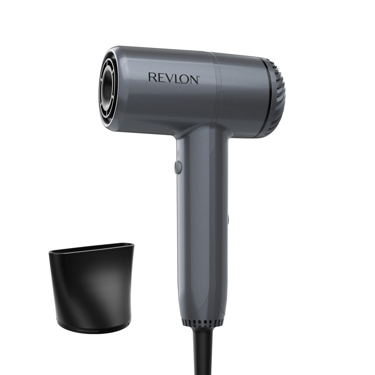 REVLON PowerMove Lightweight Hair Dryer with Pro-Level Power – Gray, Polycarbonate