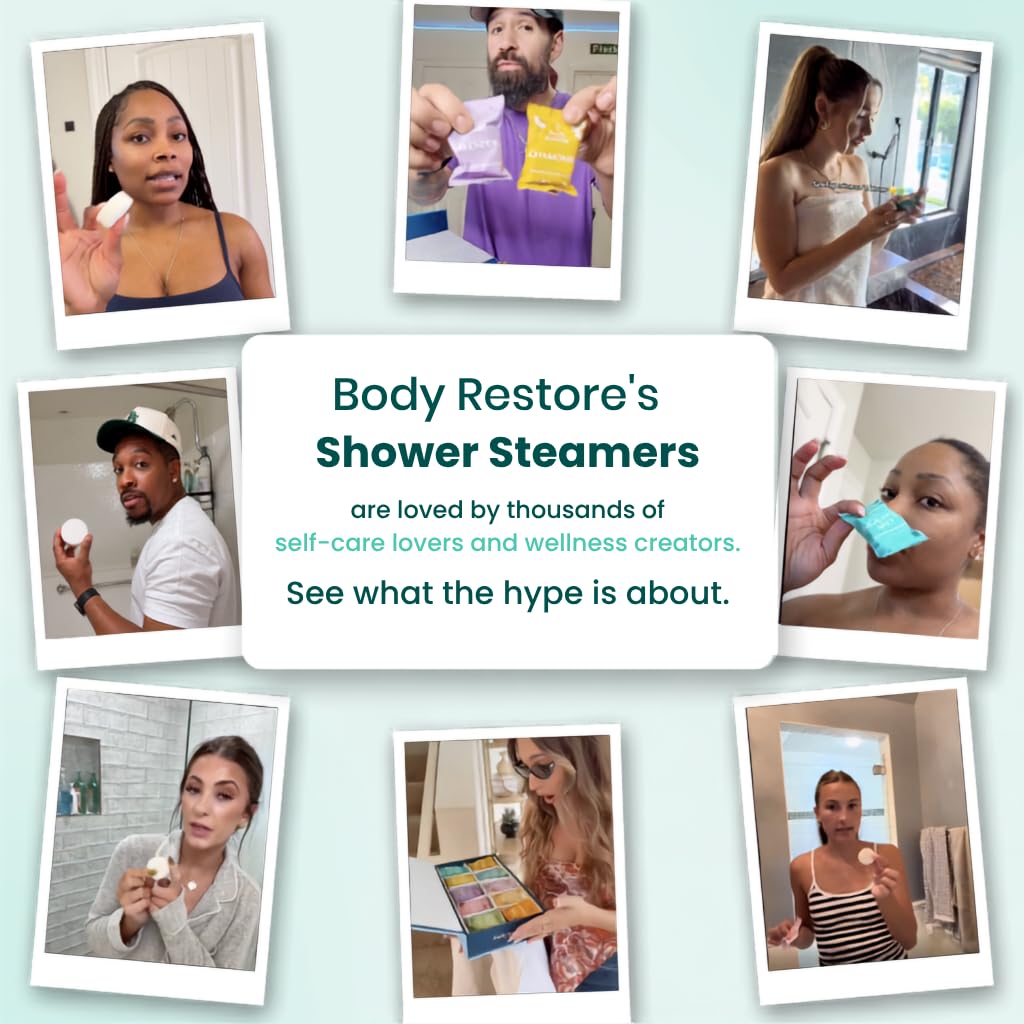 Body Restore Shower Steamers Aromatherapy Gifts for Women - Body Re Official Imagery - 7