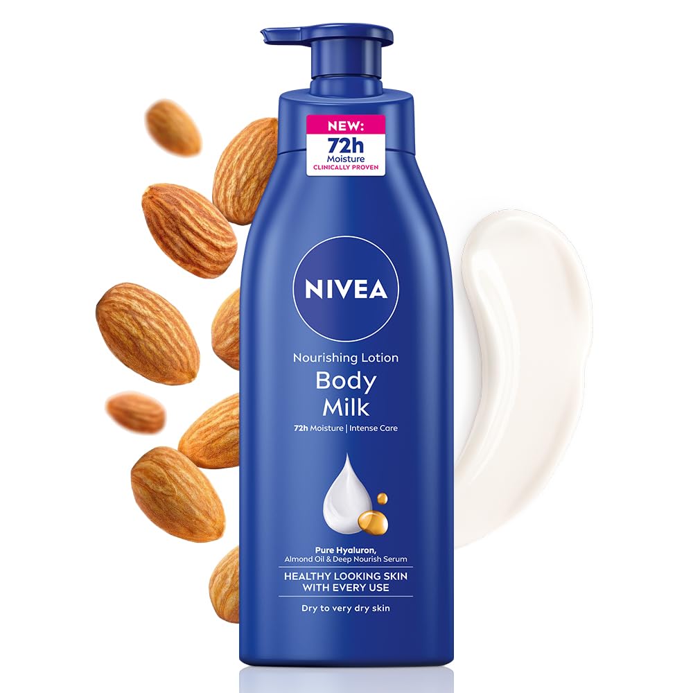 Nivea Nourishing Lotion Body Milk Richly Caring For Very Dry - Product Imagery