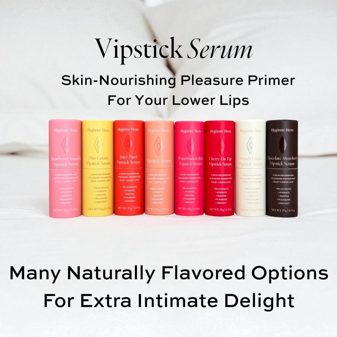 Hygiene Hero Vipstick Serum Trio - Fruity Temptation Set – close-up detail