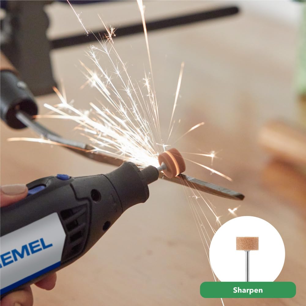 Dremel 4000-2/32 Rotary Tool Kit - Engraver, Polisher & Sander, Multi-Use – close-up detail in Black