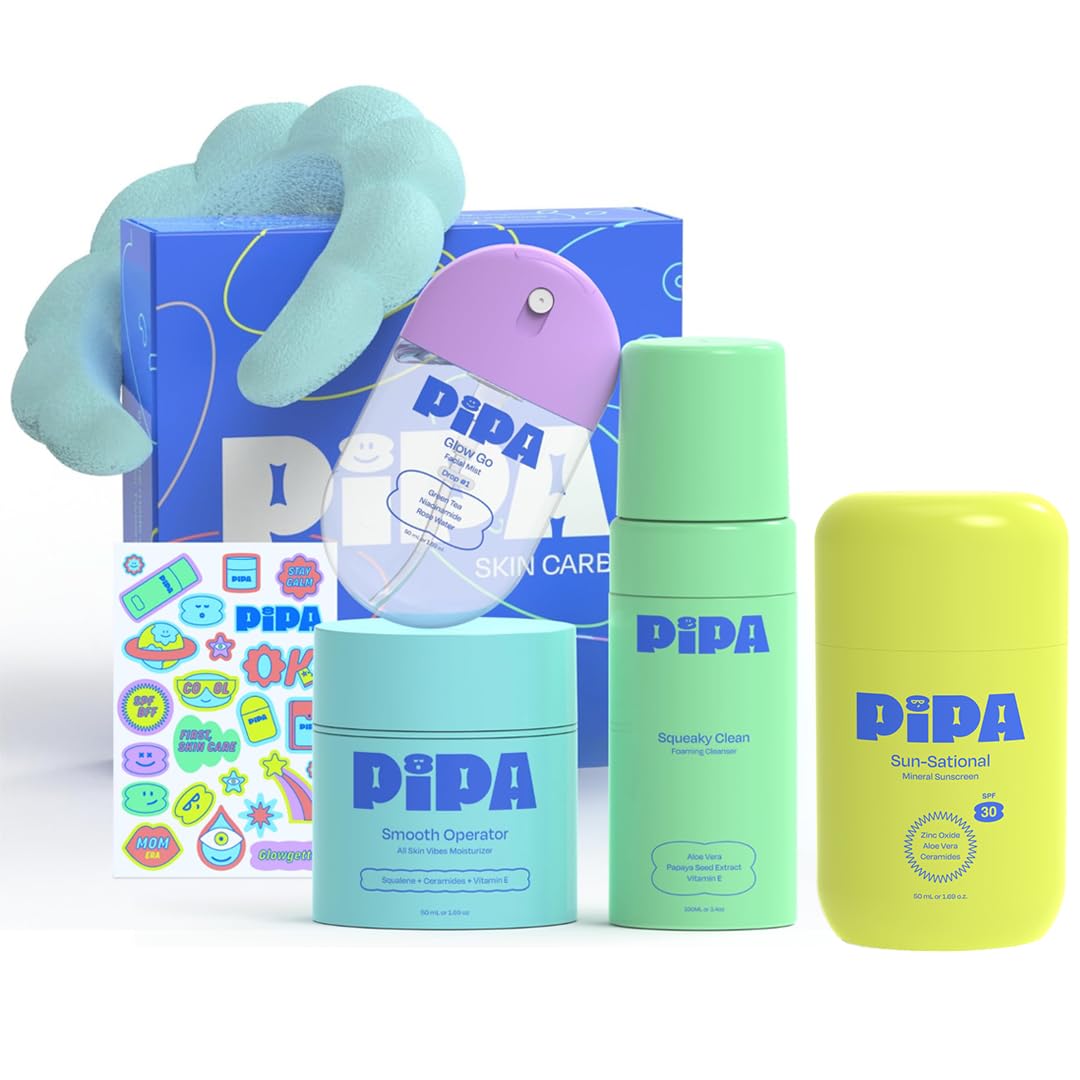 Pipa Skincare Start Young Bundle Gift Set Mineral Sunscreen - Pipa Official Imagery - 2