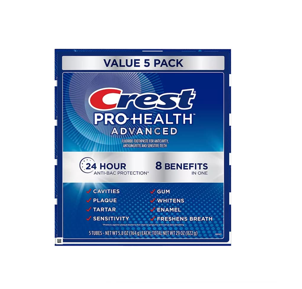 Crest Pro-Health Toothpaste, Advanced White for Teeth Whitening - Product Imagery