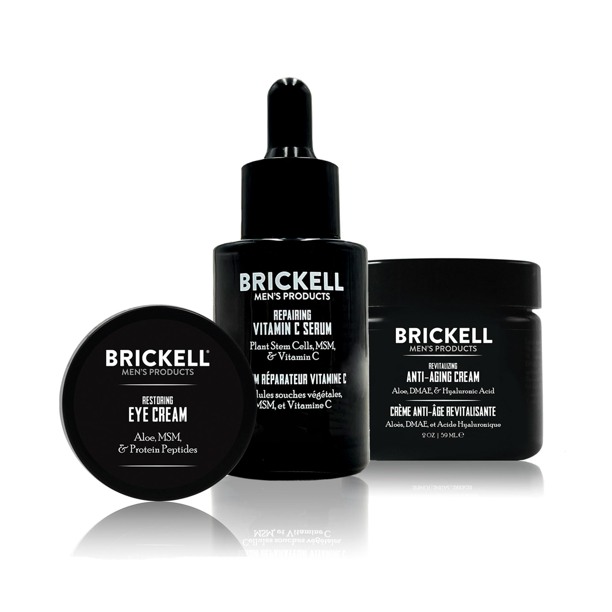 Brickell Men's Advanced Anti-Aging Routine, Night Face Cream, - Product Imagery