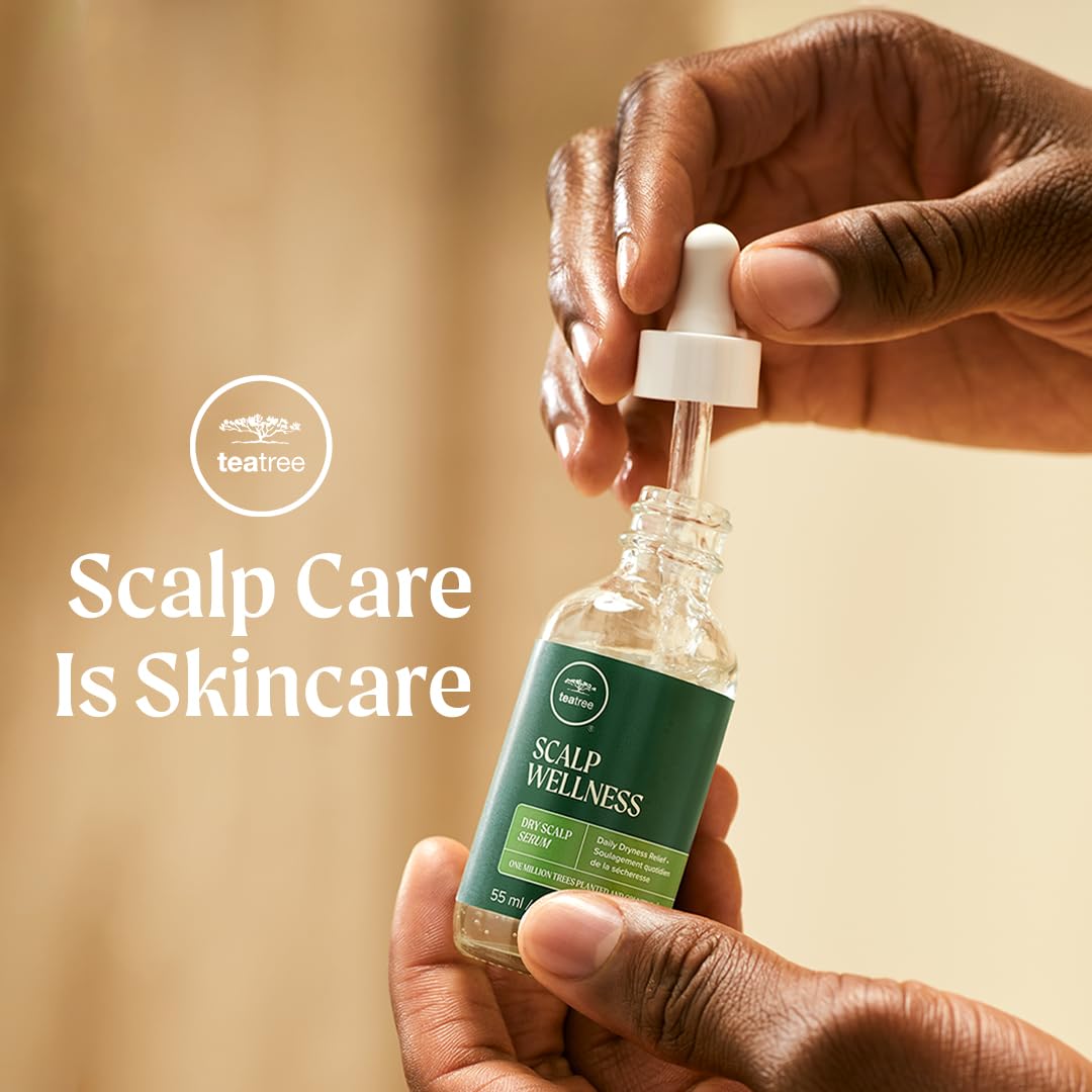 Tea Tree Scalp Wellness Dry Scalp Serum, Daily Dryness Relief, For Dry Hair + Scalps, 1.85 fl. oz.