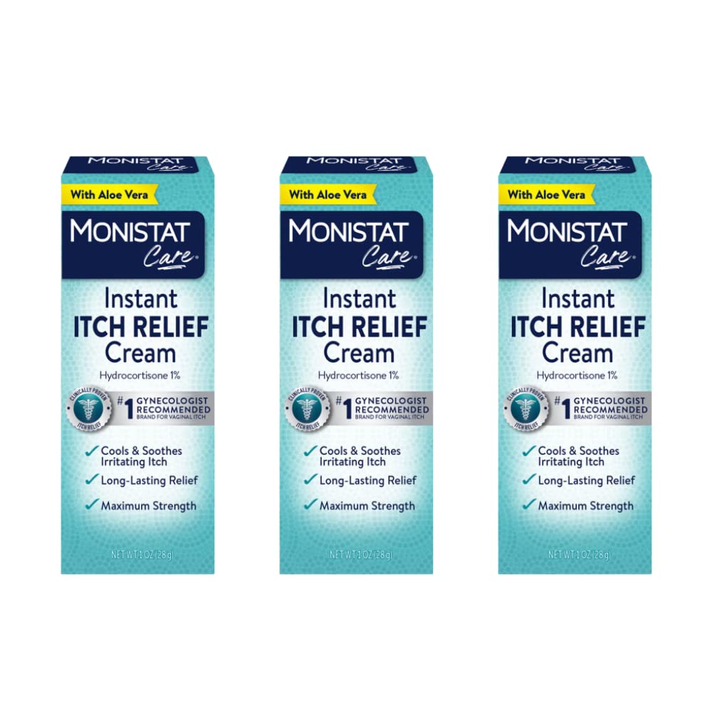 Monistat Care Instant Itch Relief Cream | Max Strength | Cools & - Product Imagery