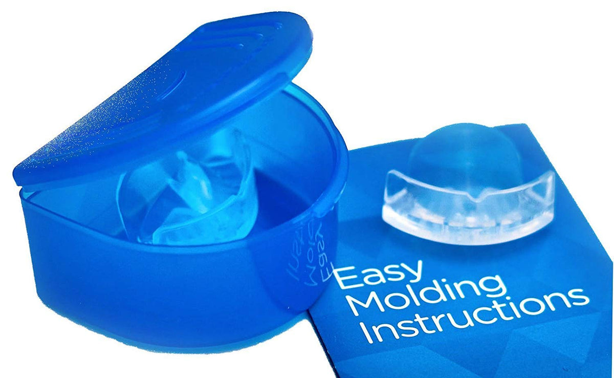 SmartGuard Dental Guard Night Guard for Clenching, Bruxism, and Grinding Dentist Designed Includes 2 Guards, 1 Travel Ca