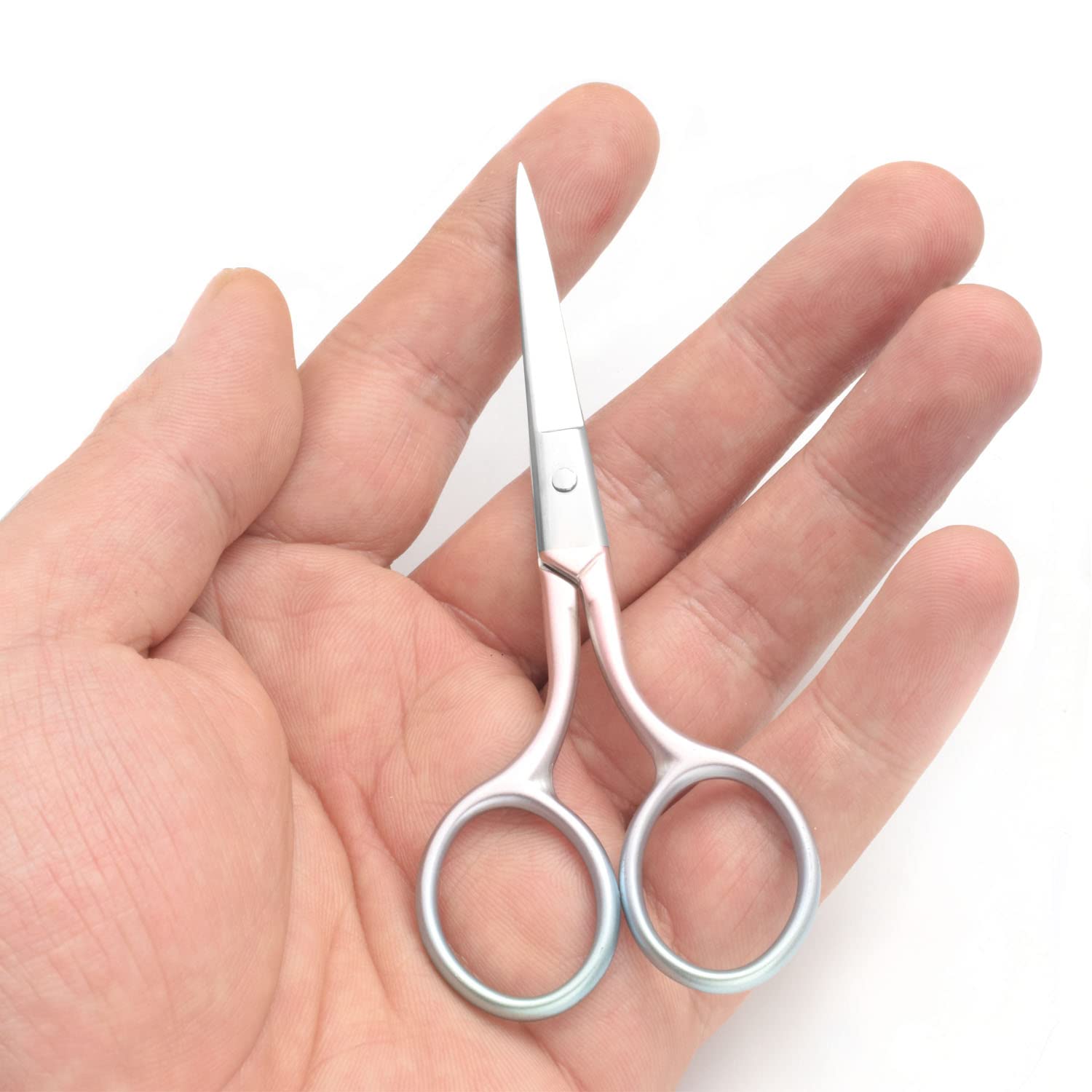 Motanar Multicolor Professional Grooming Scissors for Facial Hair Removal
