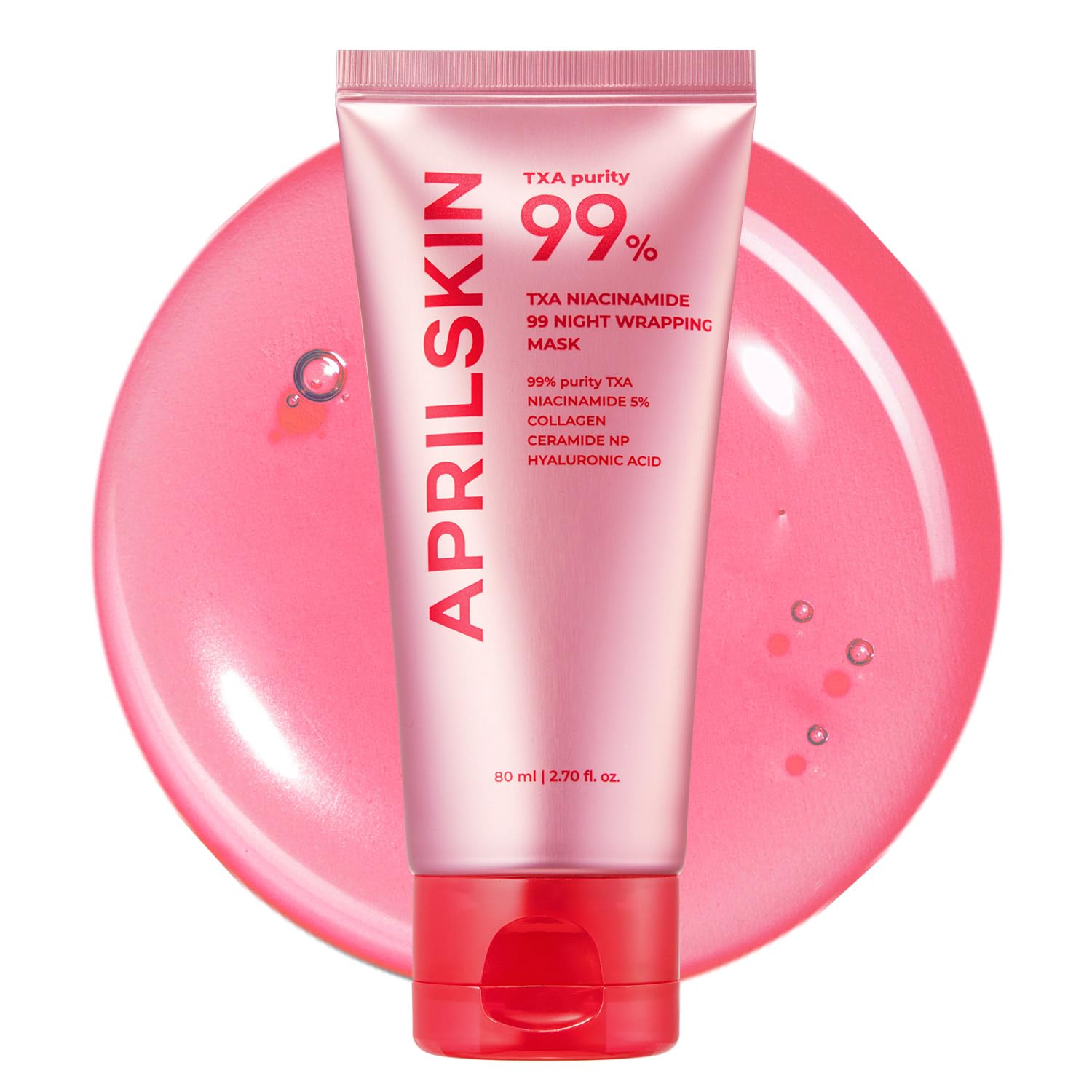 APRILSKIN TXA Niacinamide Overnight Wrapping Mask - Product Imagery