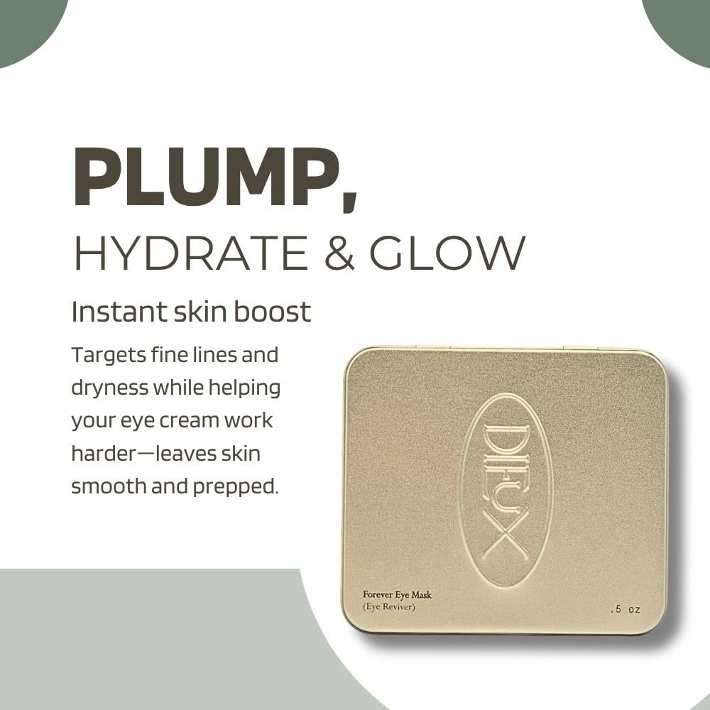Dieux Forever Eye Mask Eye Reviver Mask 0.5 oz – packaging and label