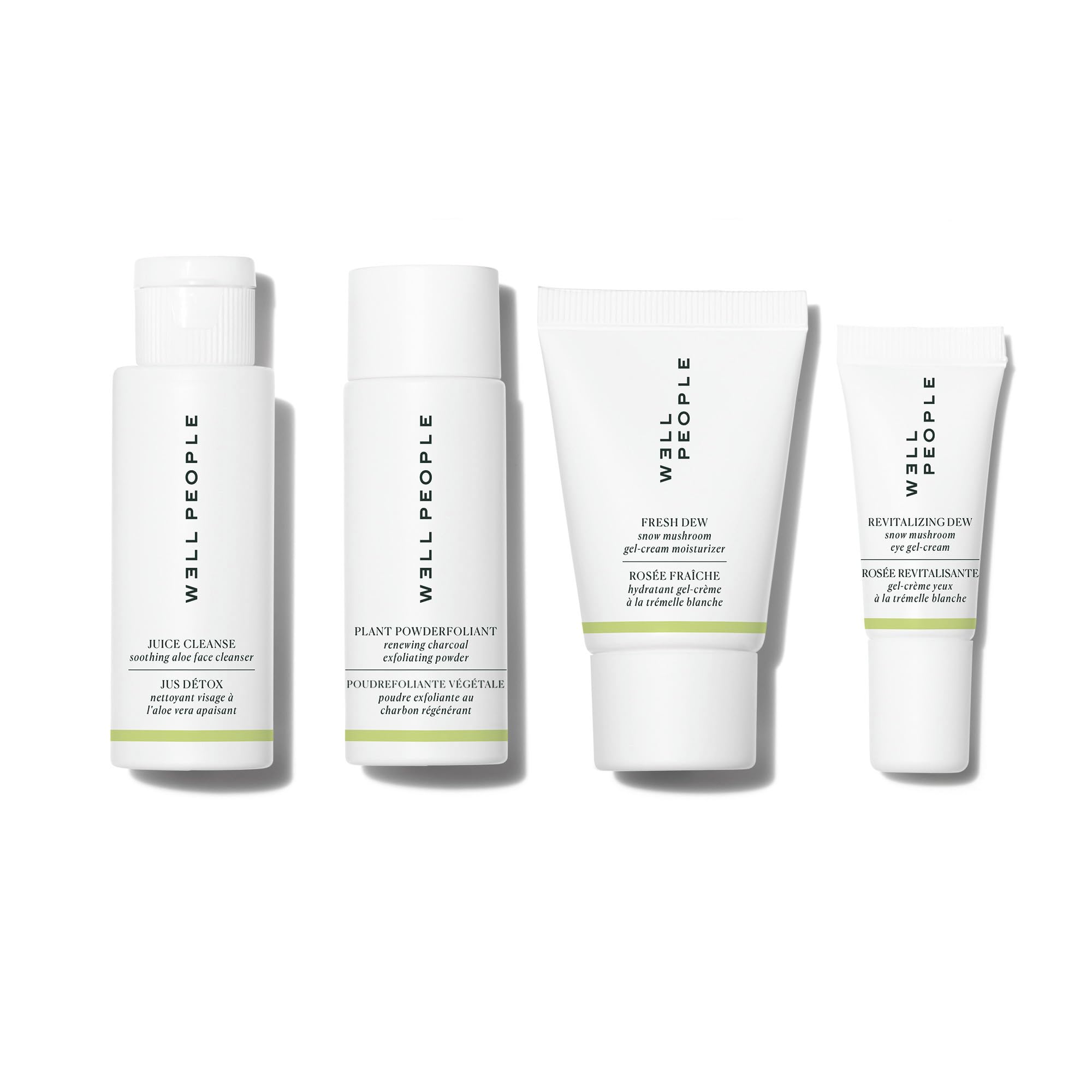 Well People Plant Power Skincare Starter Mini Set - Product Imagery