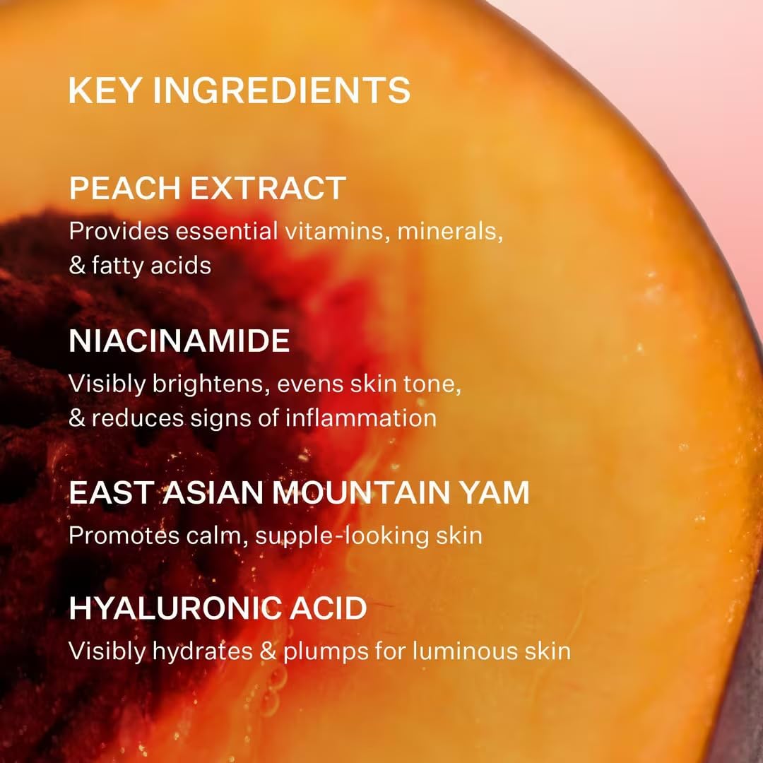 Peach & Lily - Glass Skin Refining Serum for Face (1.35 ounces) - Hyaluronic Acid Niacinamide Serum - Sensitive Skin - V