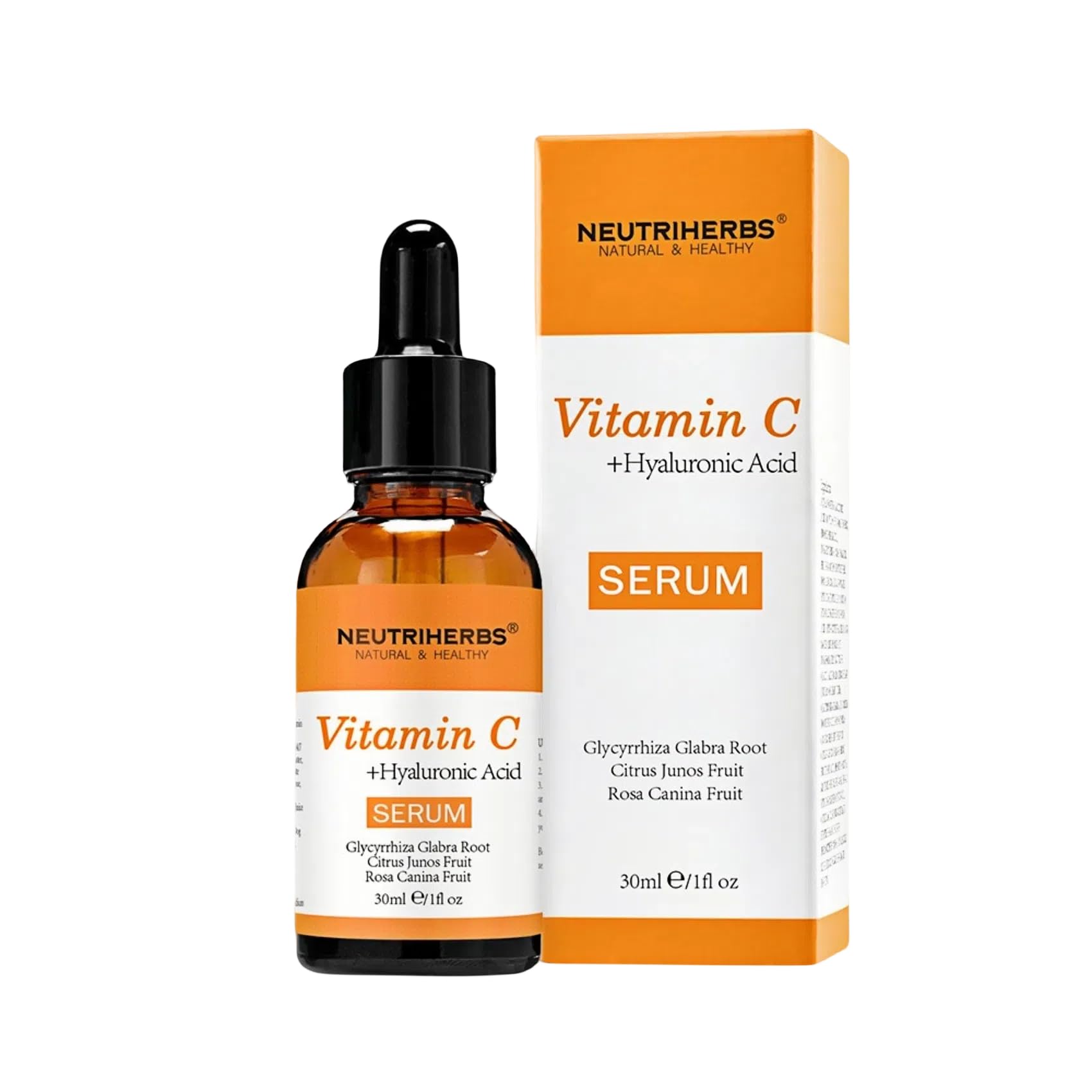 NEUTRIHERBS Vitamin C Serum with Hyaluronic Acid Brighten Firm - Product Imagery
